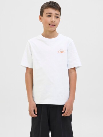 Jack & Jones Junior Футболка 'JORCanggu Summer' в Белый
