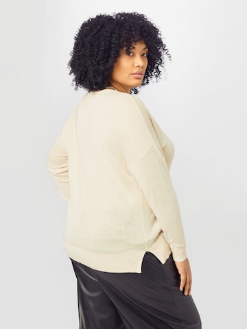 Selected Femme Curve Pullover 'Malli' in Beige