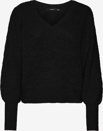 Pull-over 'EYA' VERO MODA en noir : devant