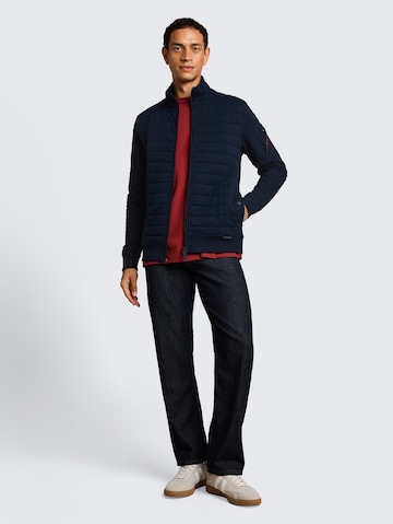 TOM TAILOR Sweatjacke in Blau