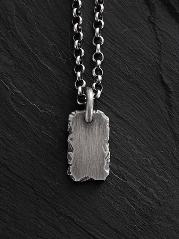REYTEL Pendant 'STONEHENGE mini' in Silver: front