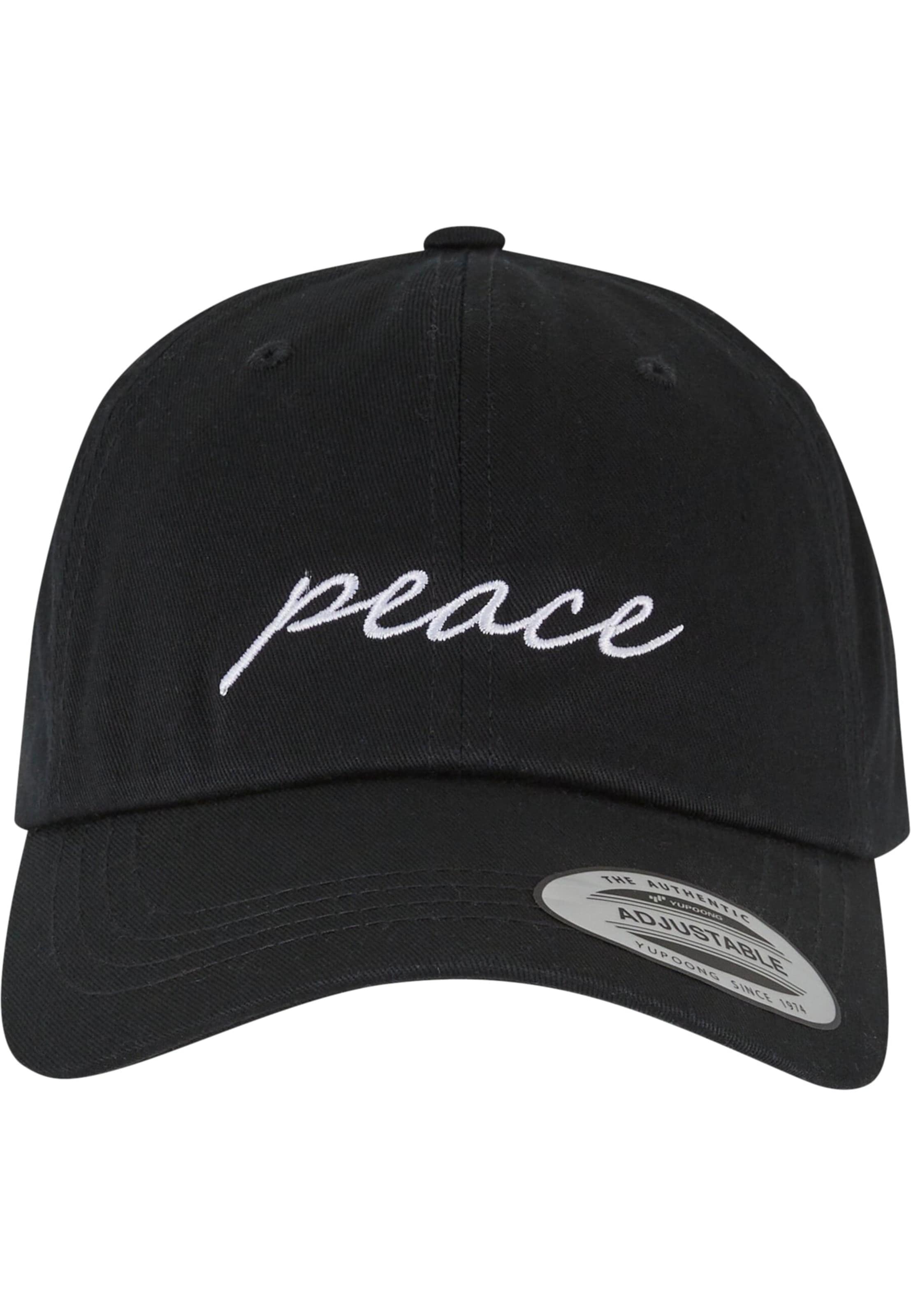 Mister Tee - Gorra 'Peace' en negro