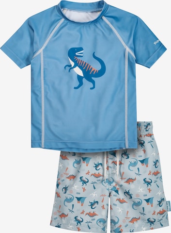 PLAYSHOES - Protección UV 'Dino' en azul: frente