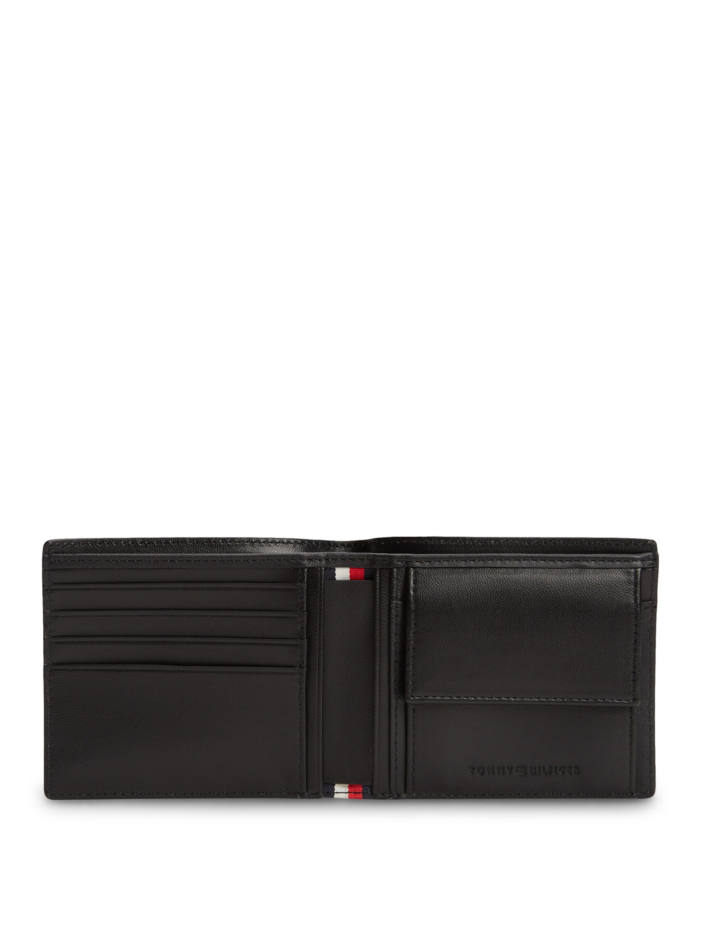 TOMMY HILFIGER Denarnica | črna barva