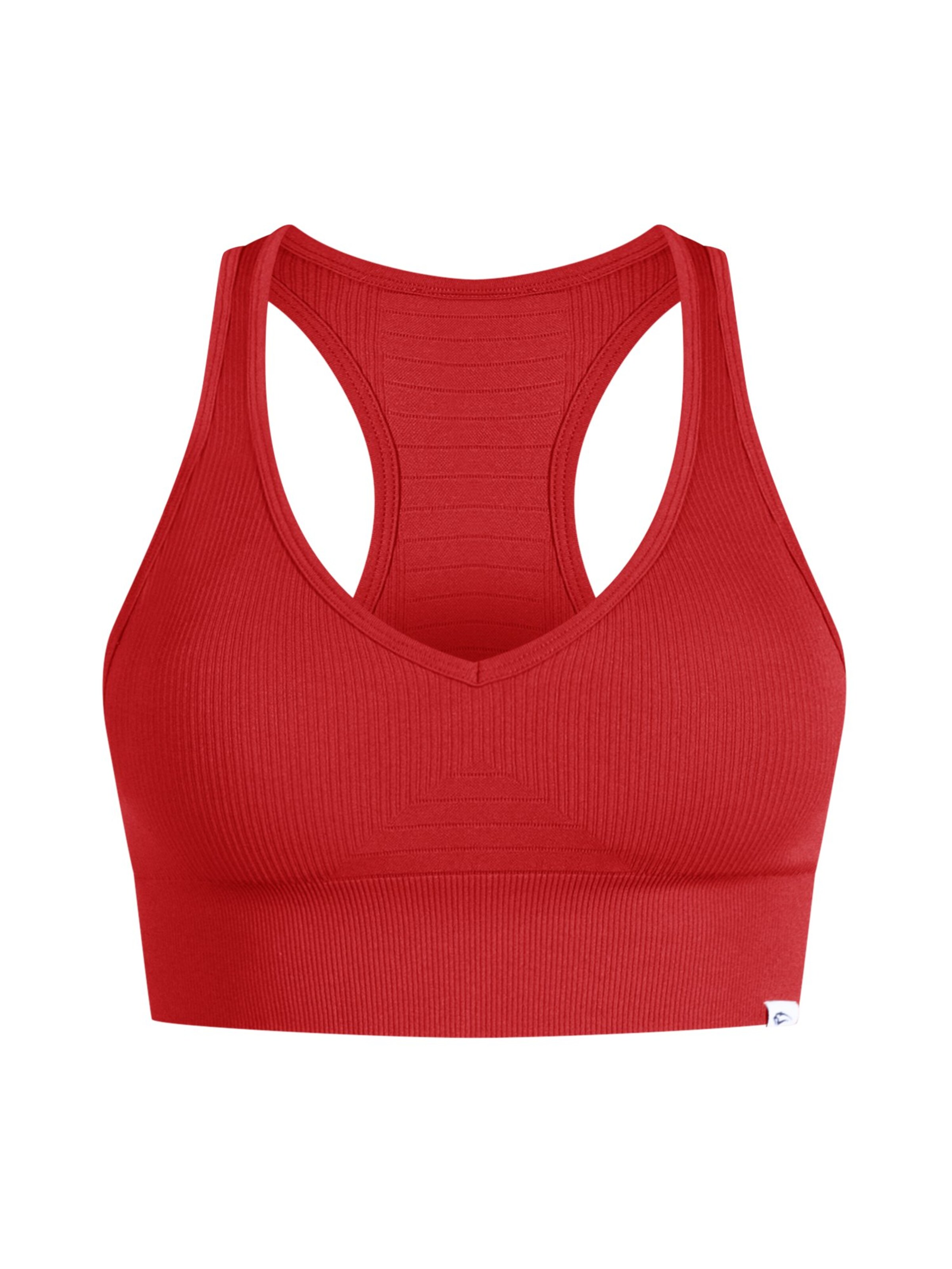 Smilodox Sporttop in Rood: voorkant