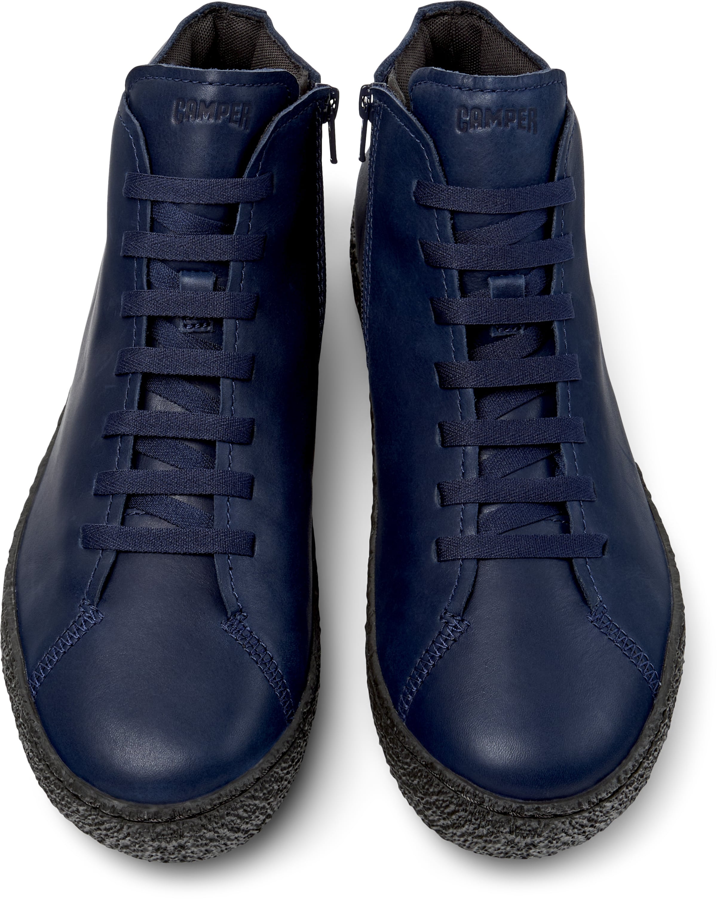 CAMPER Lace-Up Boots 'Peu Terreno' in Blue