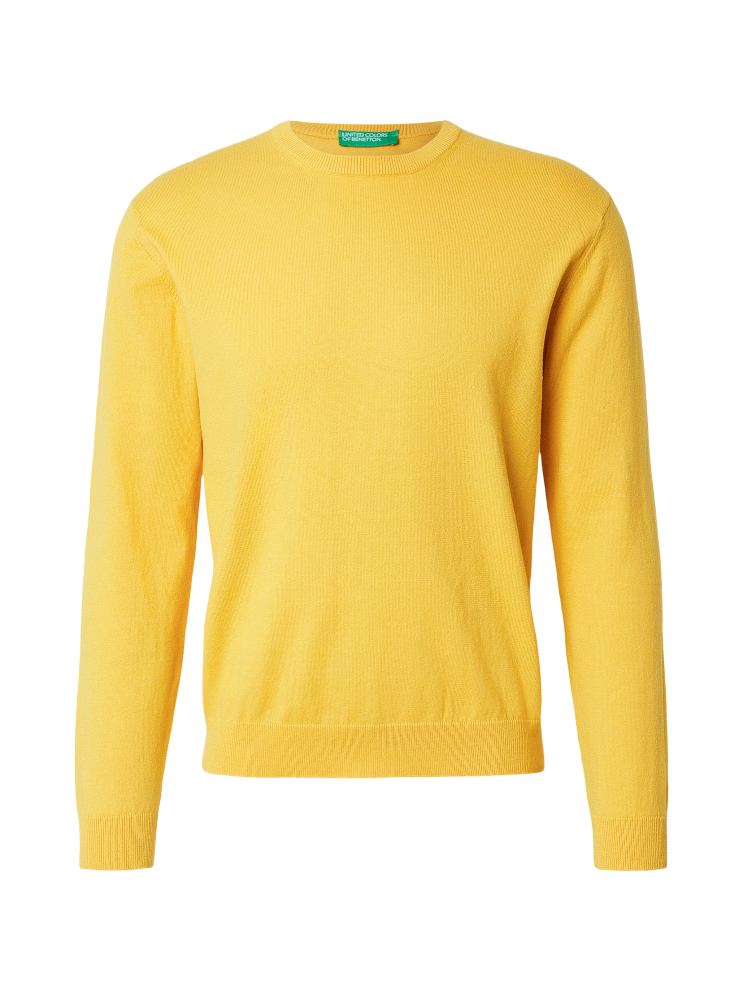 UNITED COLORS OF BENETTON Regular fit Pulóver - sárga: elől