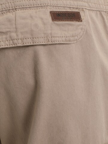 INDICODE JEANS Regular Cargo Pants 'Monroe' in Beige
