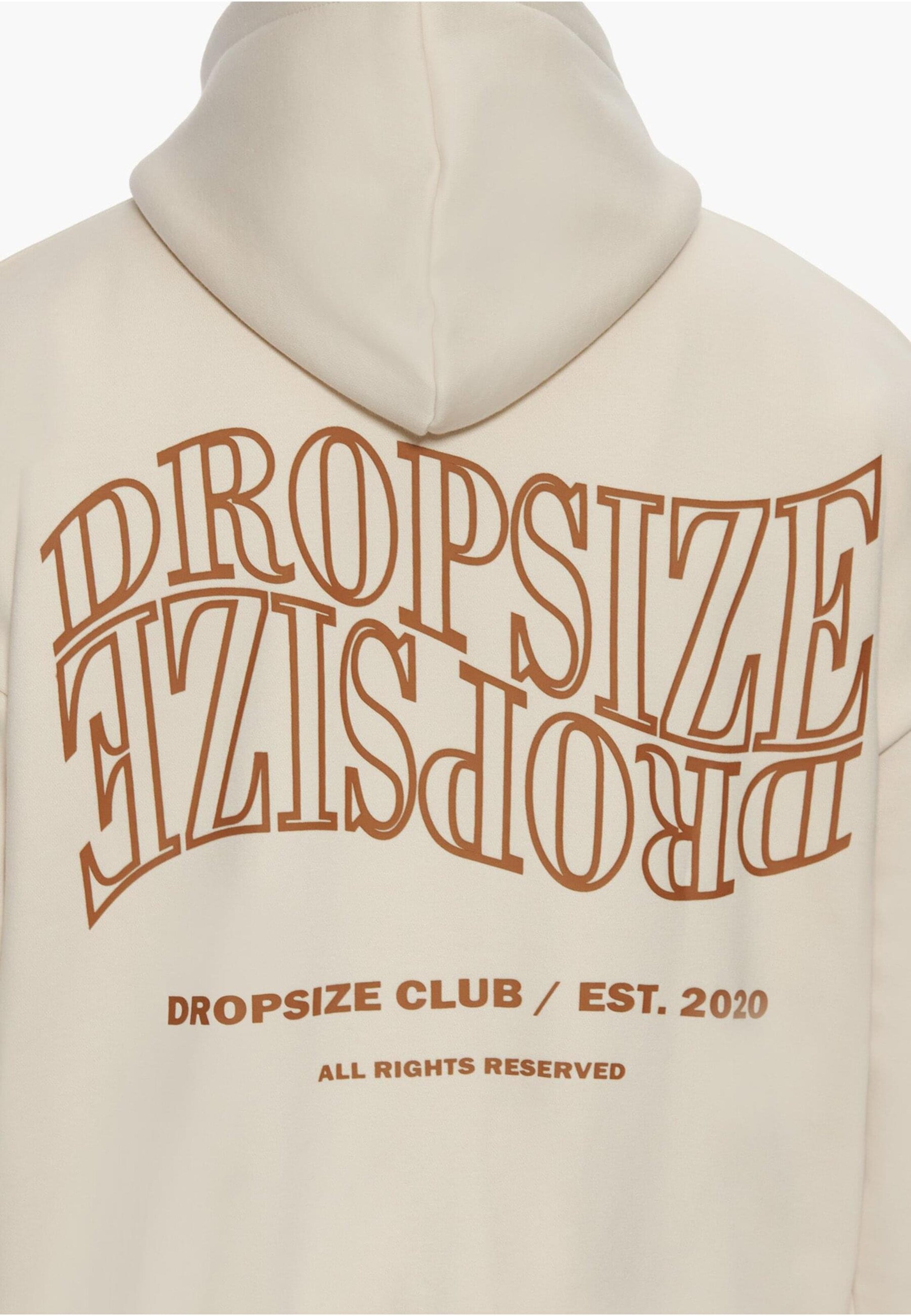 Dropsize Zip-Up Hoodie in White