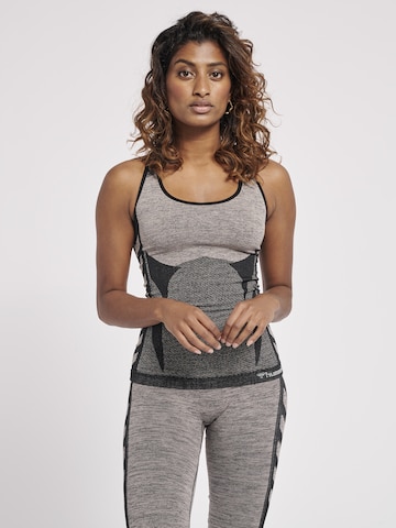 Hummel - Top deportivo en gris: frente