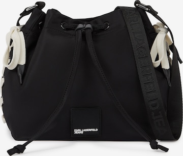 KARL LAGERFELD JEANS Pussukkalaukku värissä musta: etupuoli