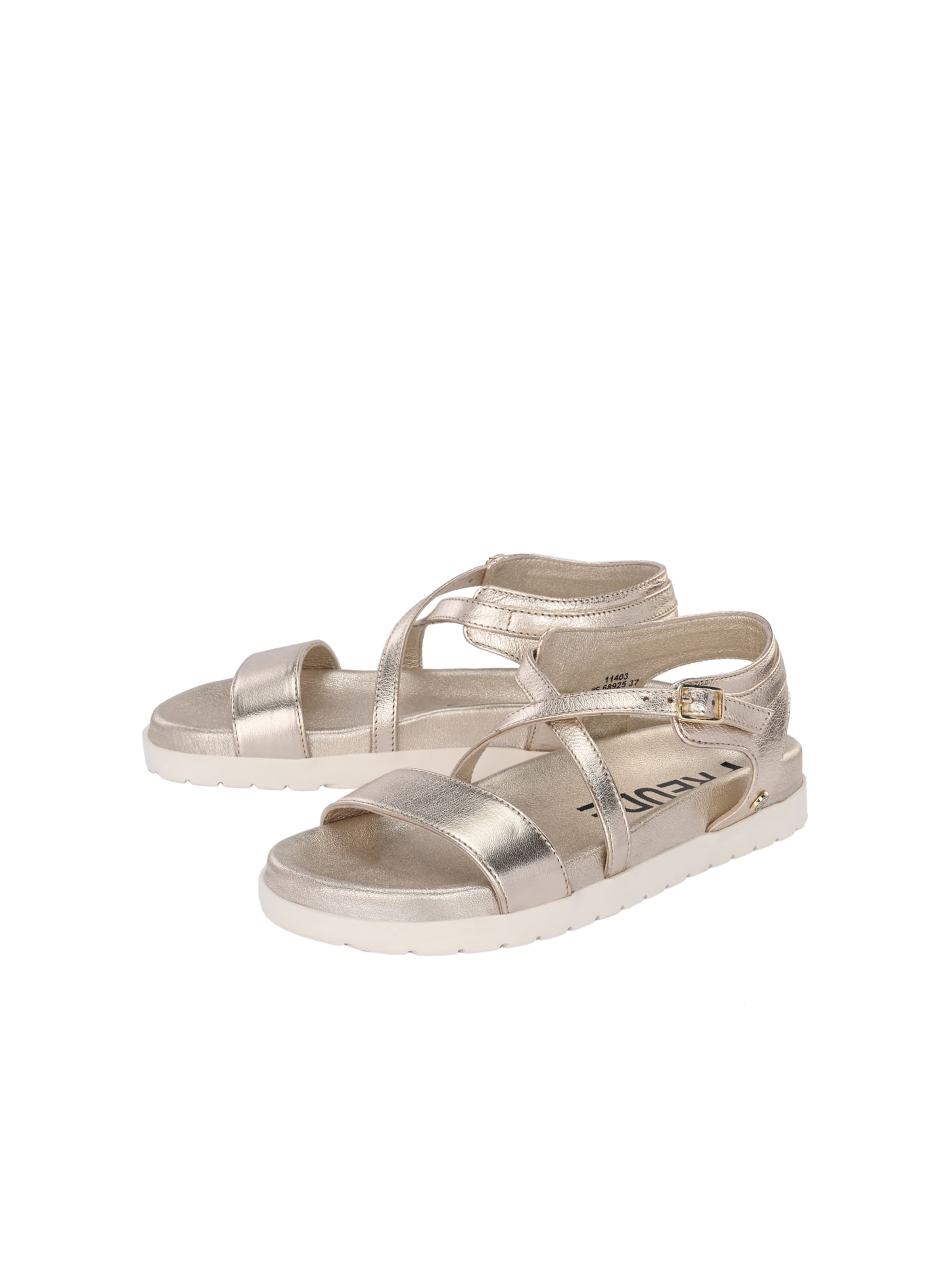 FREUDE Sandalen met riem 'AMELINE' in Goud