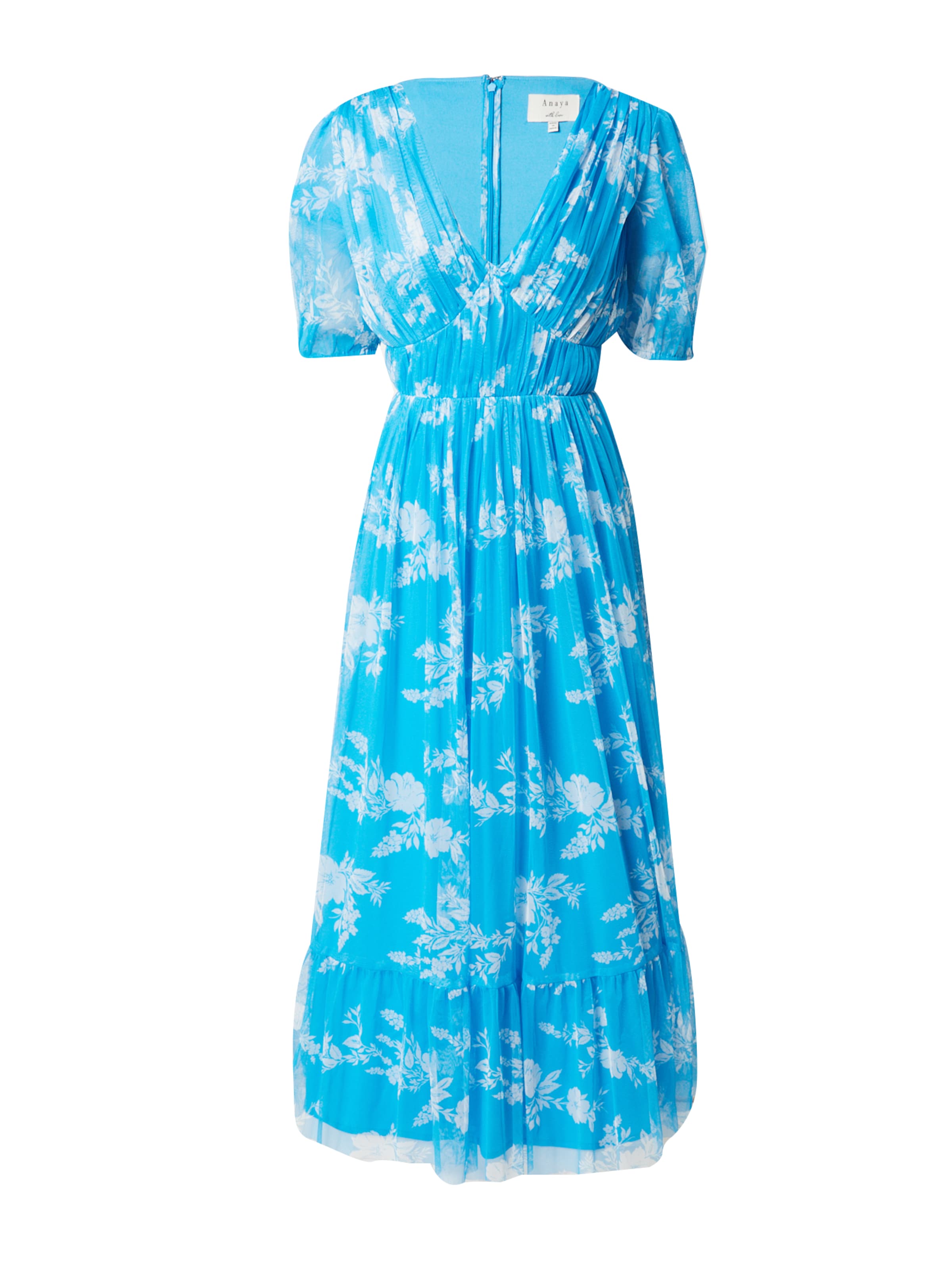 Maya Deluxe Dress in Blue: front