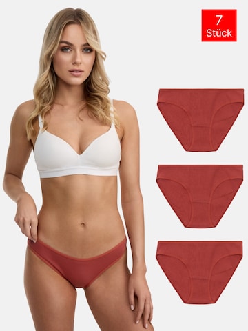 Tazzio Slip '3er-Pack F941' in Bruin: voorkant