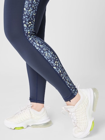 Only Play Curvy Skinny Workout Pants 'EBLO' in Blue