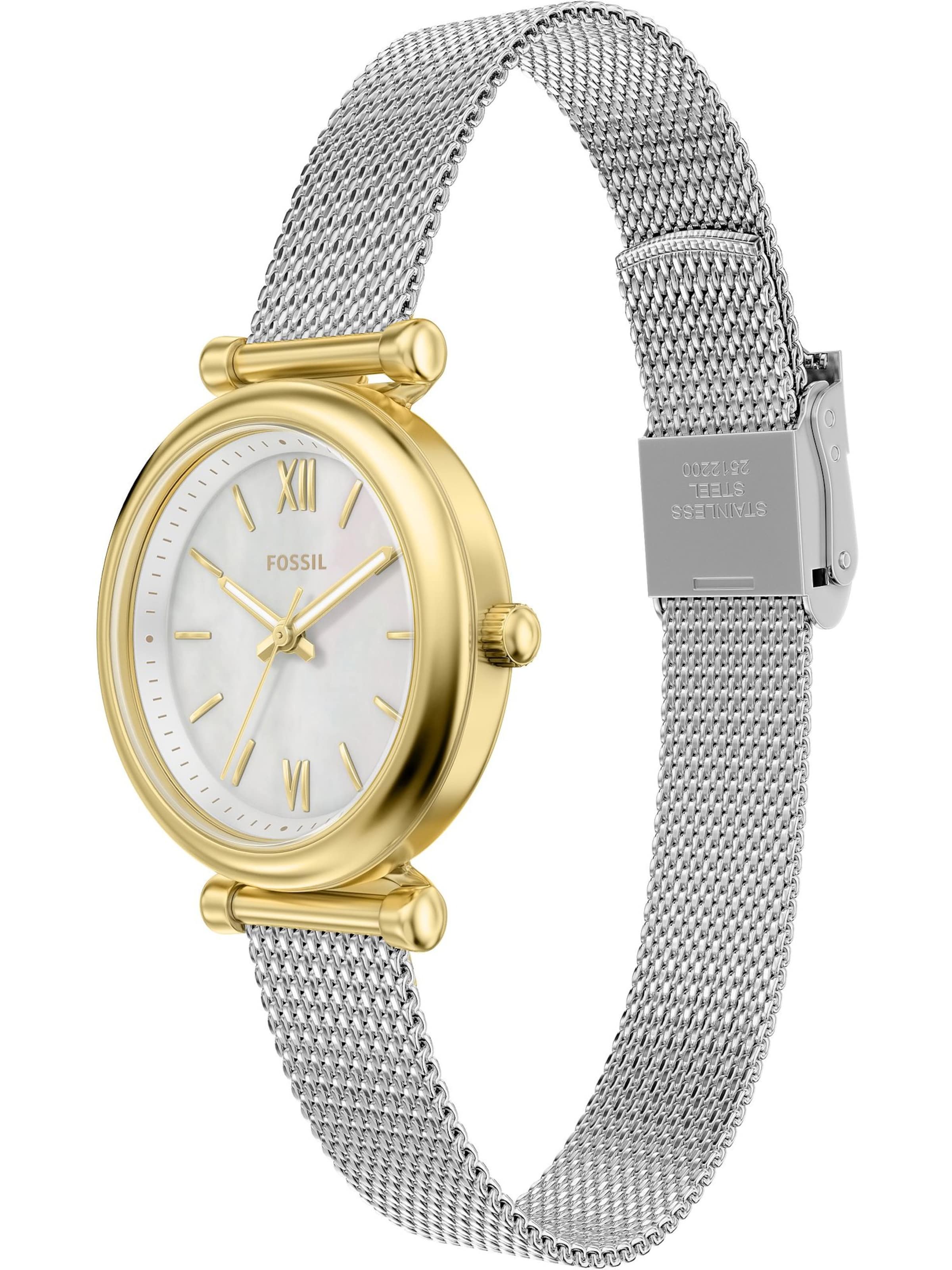 FOSSIL Analoguhr in Silber