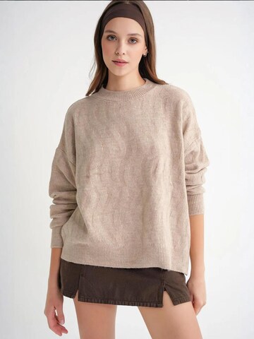 MixRay Pullover in Beige
