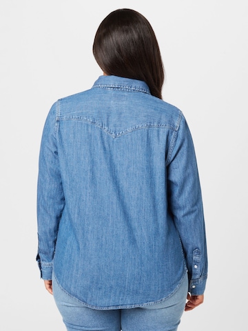 Levi's® Plus Blouse 'PL Iconic Western' in Blue