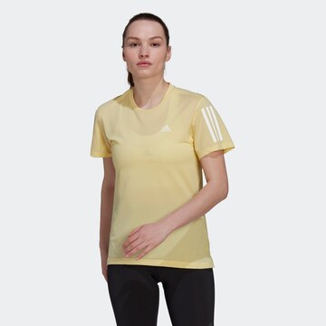 ADIDAS SPORTSWEAR Performance Shirt in Yellow: front
