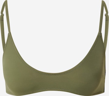 ABOUT YOU x Marie von Behrens Bralette Bikini Top 'June' in Green: front