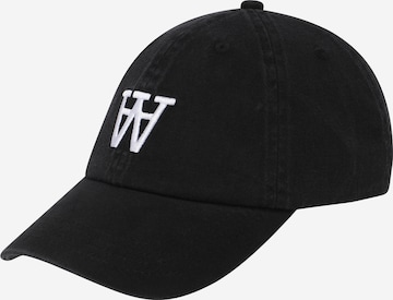 WOOD WOOD Cap 'Eli' in Black: front