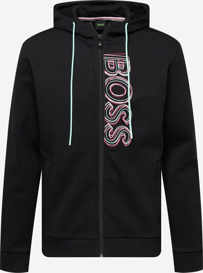 BOSS Green Gornji dio trenirke 'Saggy' u menta / crvena / crna / bijela, Pregled proizvoda