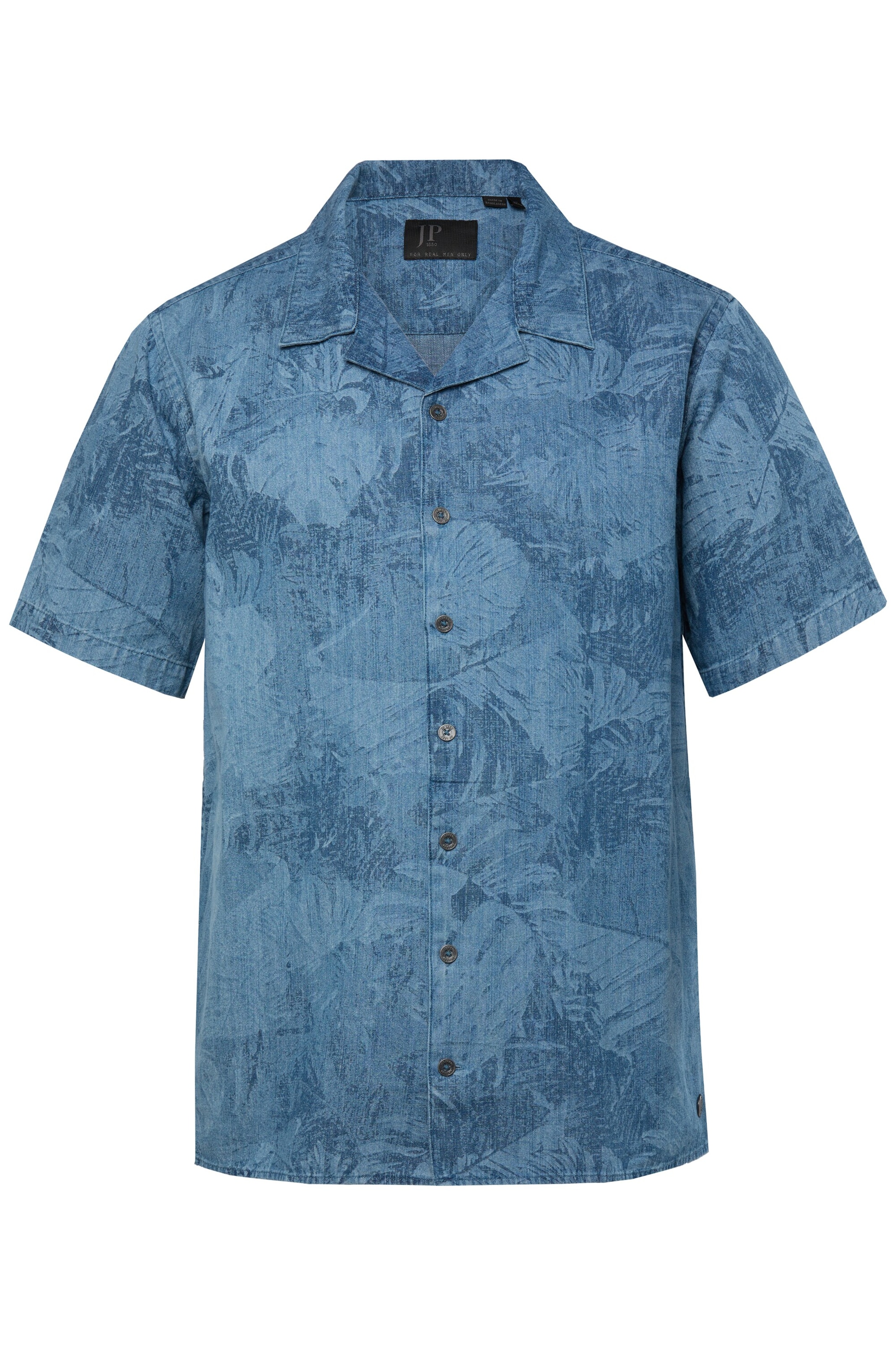 JP1880 Regular fit Button Up Shirt in Blue: front