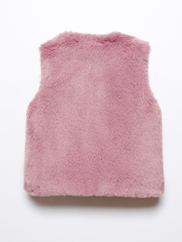 Gilet 'MORA' MANGO KIDS en rose