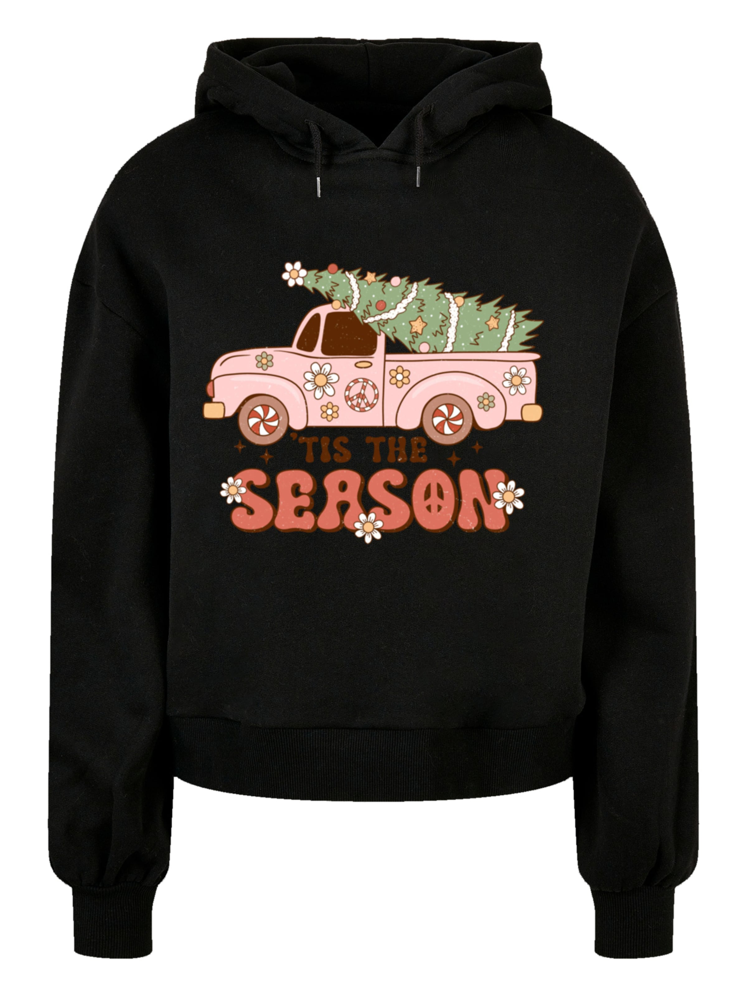 F4NT4STIC Sweat-shirt 'Tis The Season Christmas' en mélange de couleurs / noir, Vue avec produit