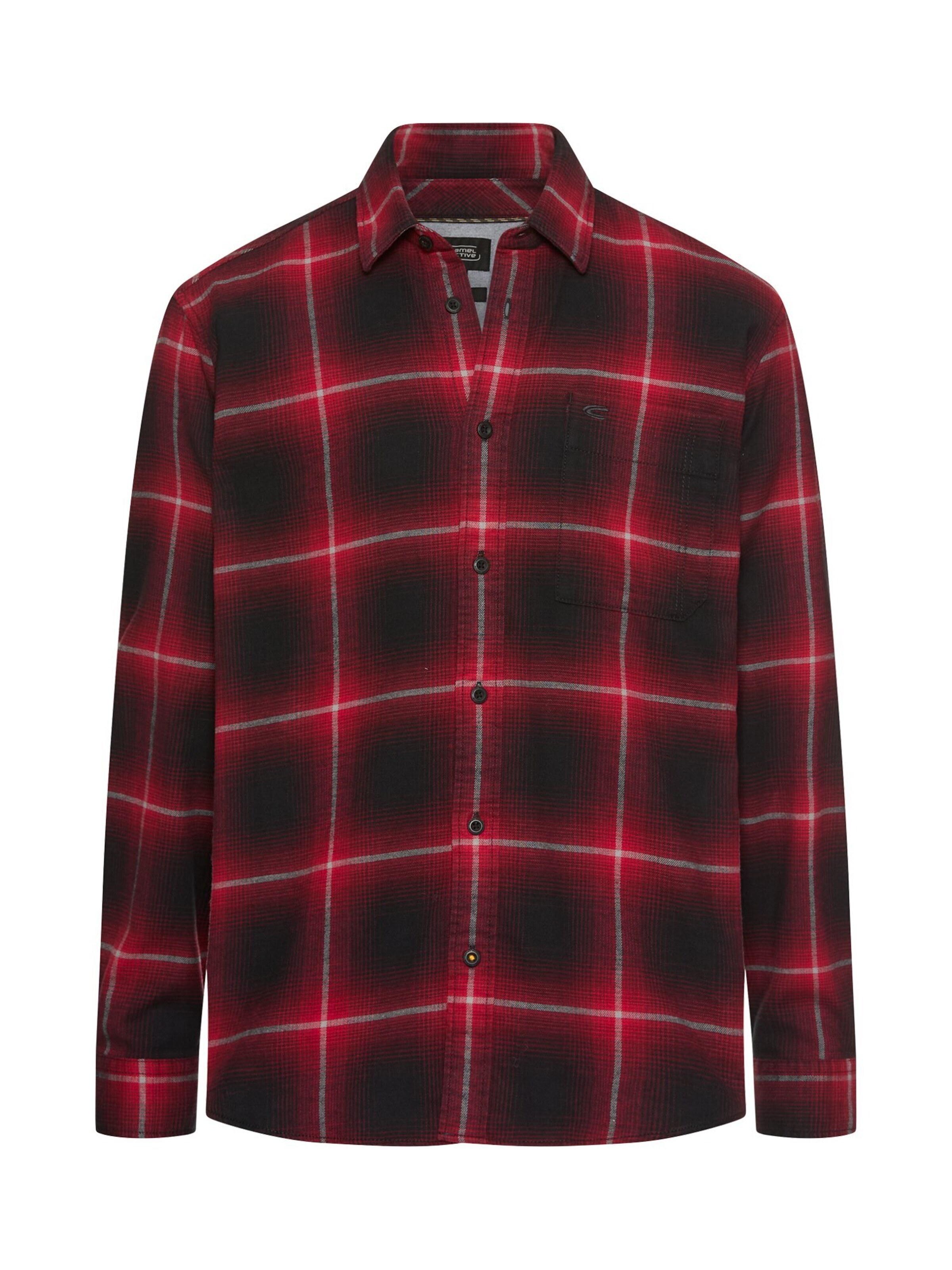 CAMEL ACTIVE Button Up Shirt in Red: front