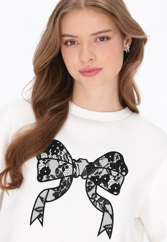 MYMO Sweatshirt in Weiß