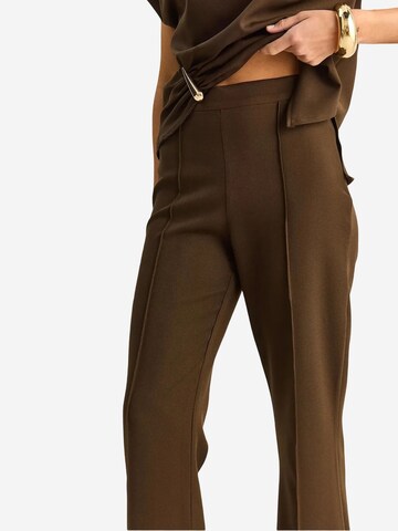 Bianco Lucci Pantsuit in Brown