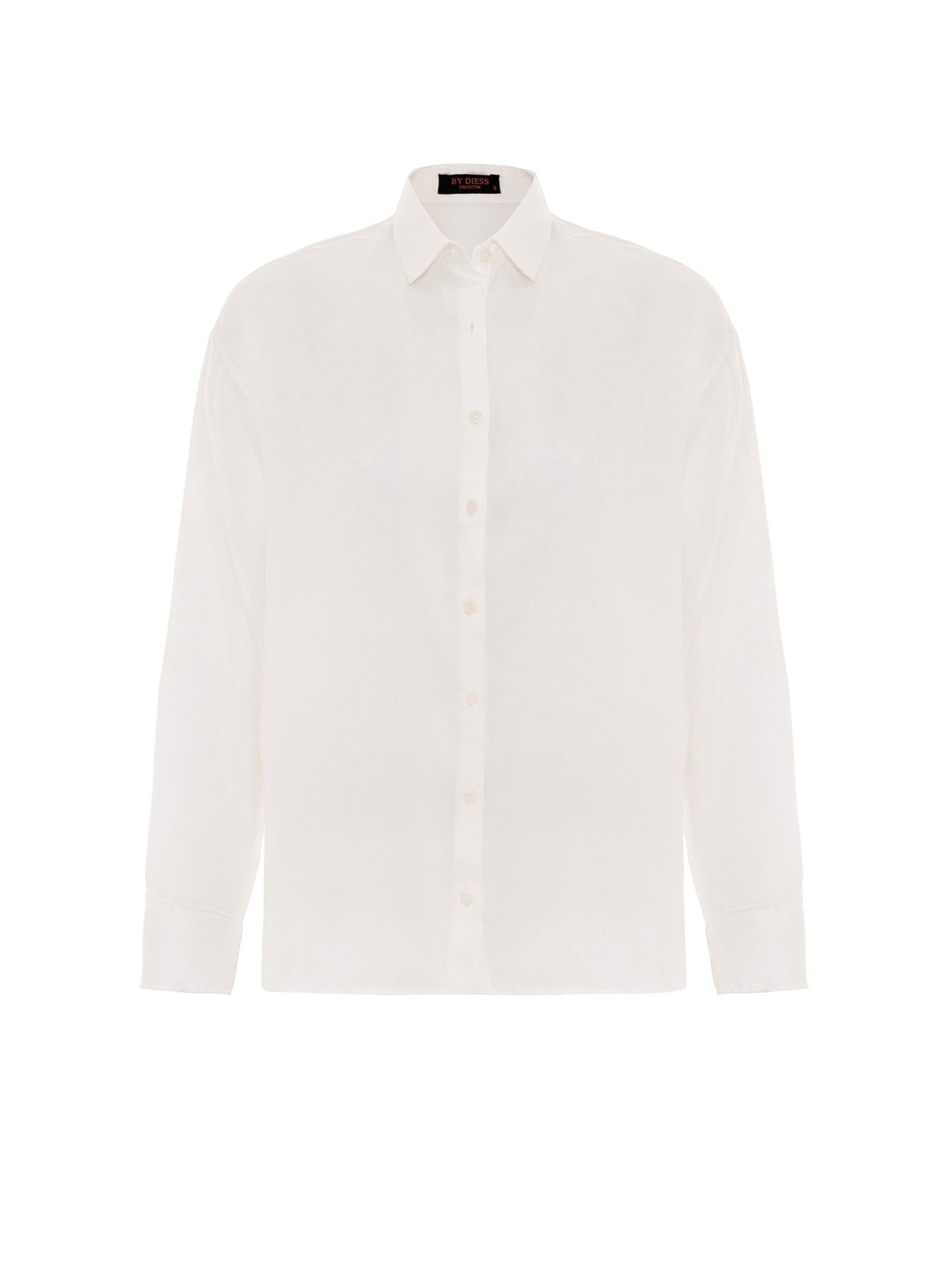 By Diess Collection Blouse in White: front
