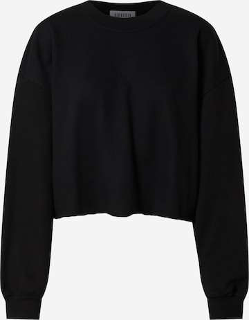 Sweat-shirt 'Renata' EDITED en noir : devant