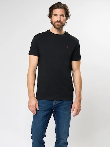 Coupe regular T-Shirt 'Texas' MCS en noir : devant