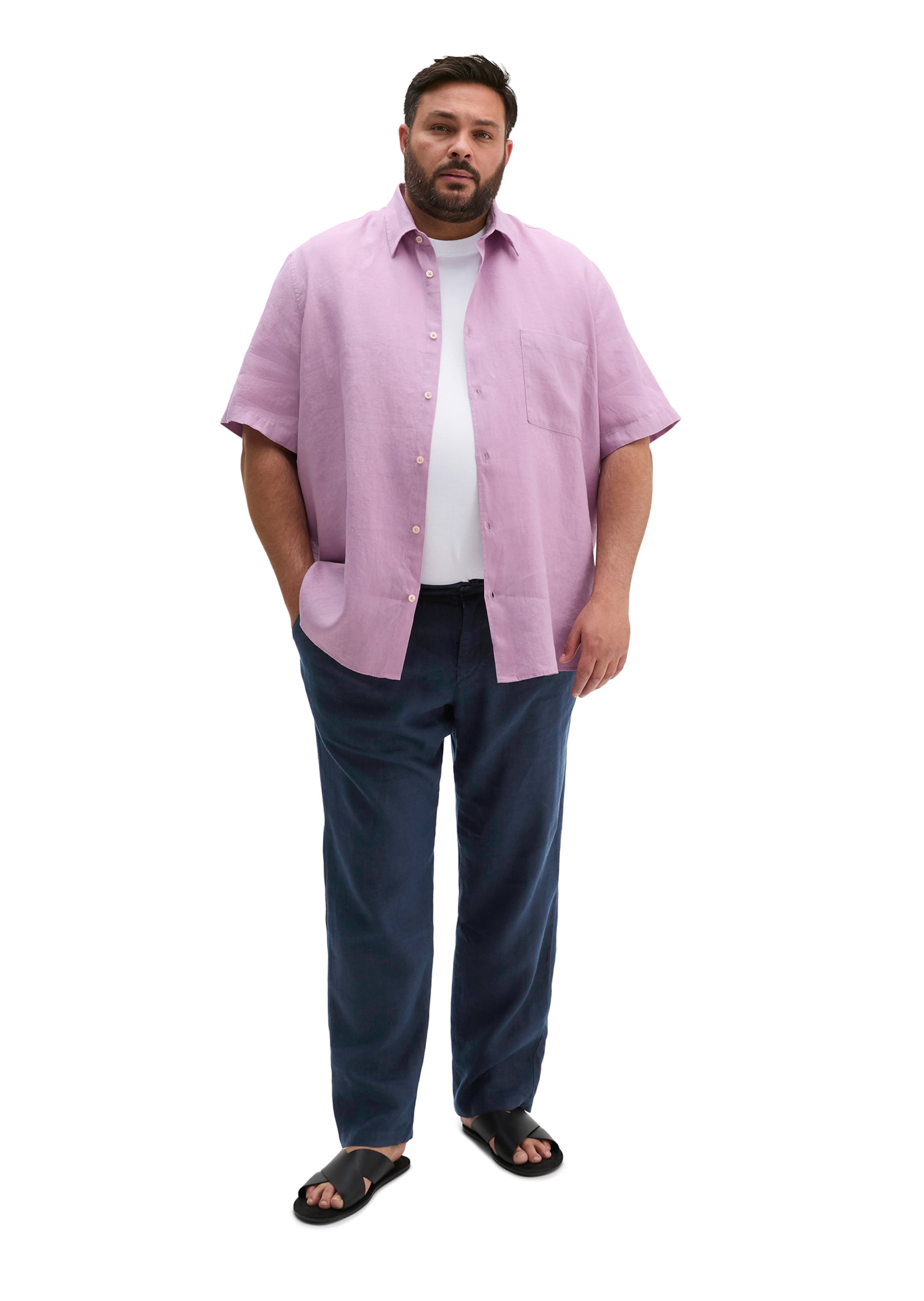 Marc O'Polo Regular Fit Hemd in Lila