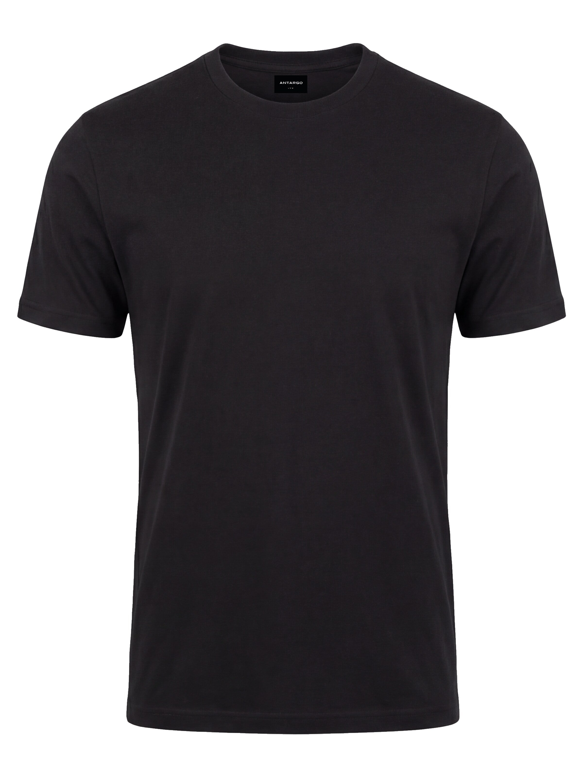 Antargo Shirt 'Basic T-Shirt' in Black: front