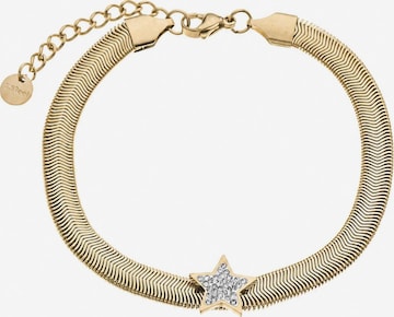Brise - Pulseira 'Stern mit Strass' em ouro: frente