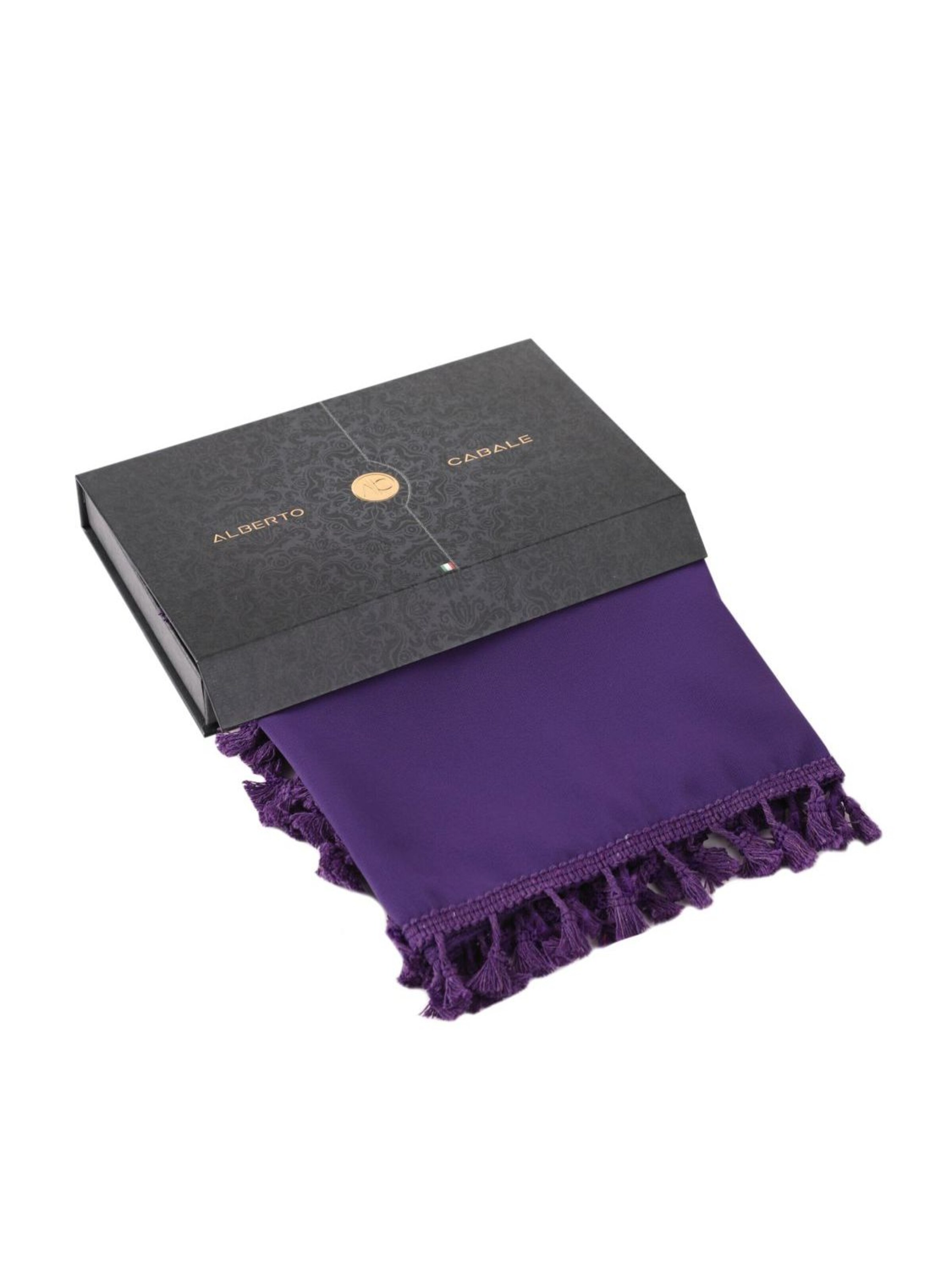 Gonna 'FRINGES' di alberto cabale in lilla