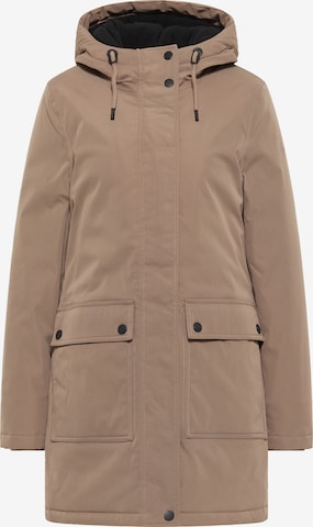 DreiMaster Klassik Winter coat in Brown: front