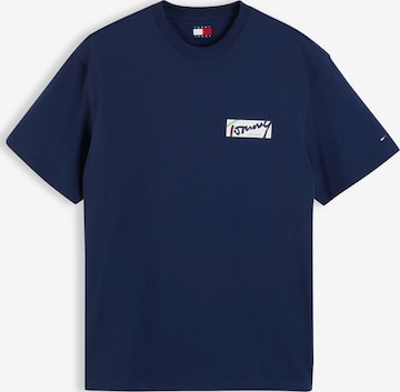 Tommy Jeans - Camiseta en azul: frente