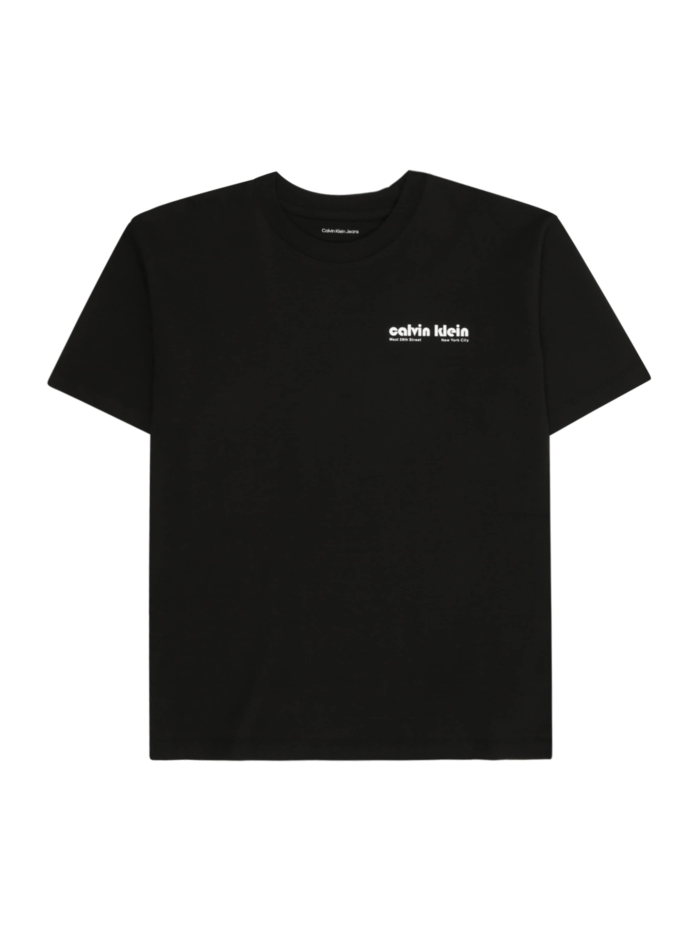 Calvin Klein Jeans Koszulka w kolorze czarny: przód