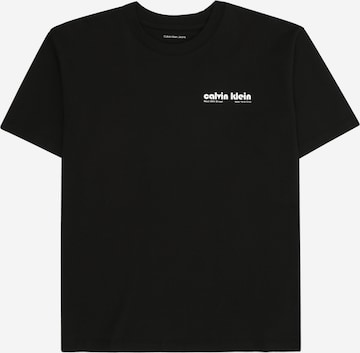 Calvin Klein Jeans Koszulka w kolorze czarny: przód