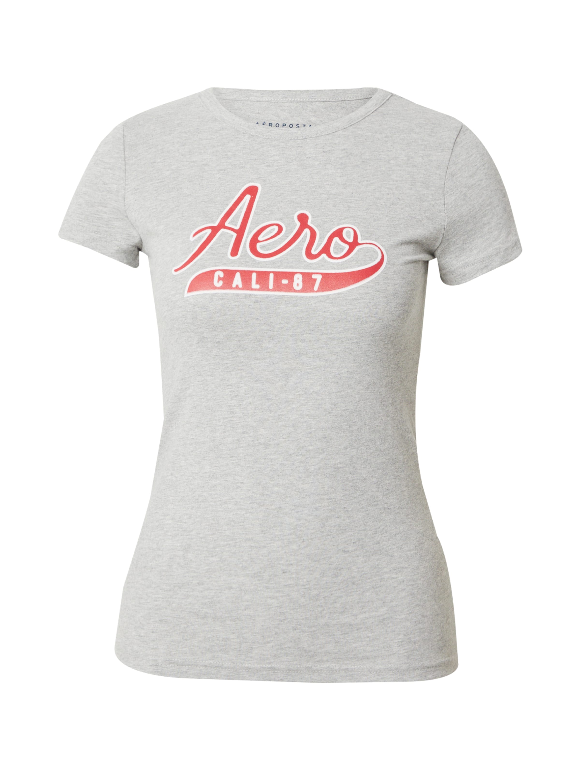 AÉROPOSTALE Shirt 'CALI' in Grey: front