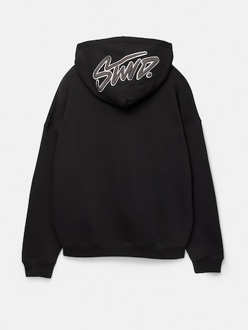 Felpa 'STWD' di Pull&Bear in nero