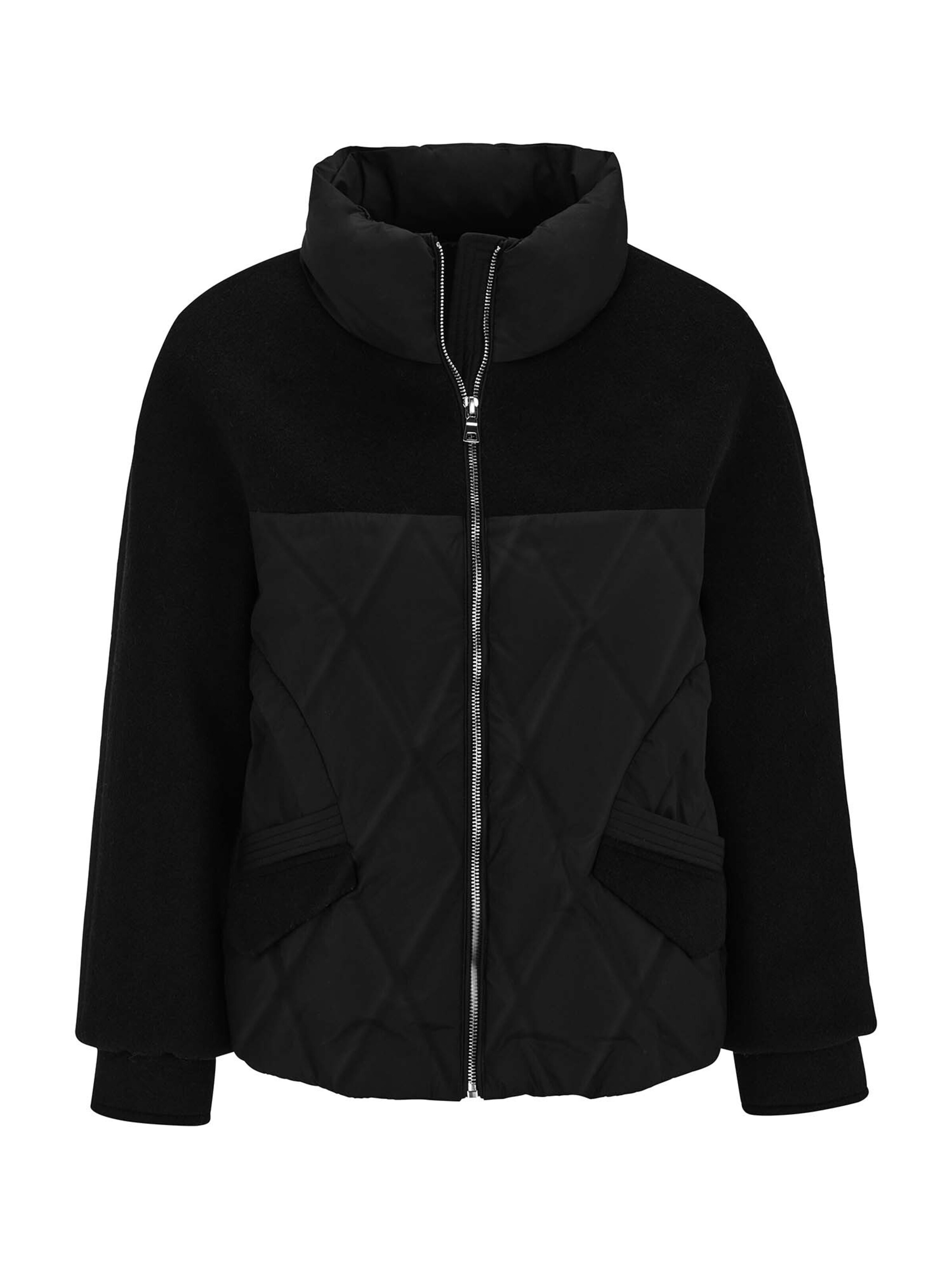 MADELEINE Winterjacke in Schwarz: Vorderseite