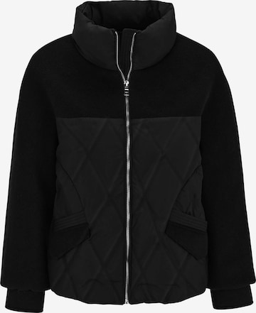 Veste d’hiver MADELEINE en noir : devant