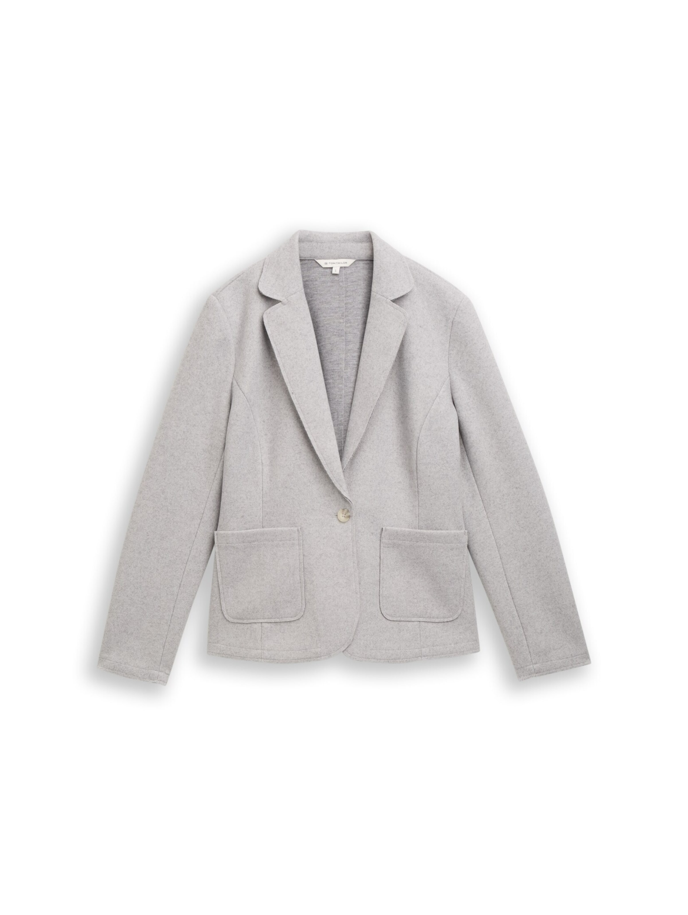TOM TAILOR Blazer in Grey: front