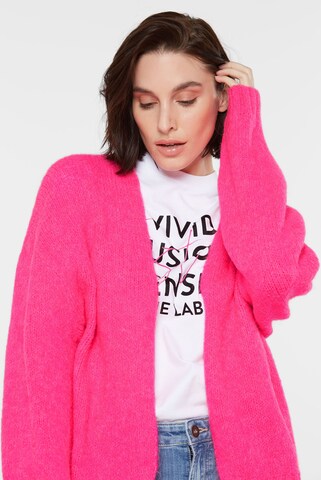 SENSES.THE LABEL Strickjacke in Pink