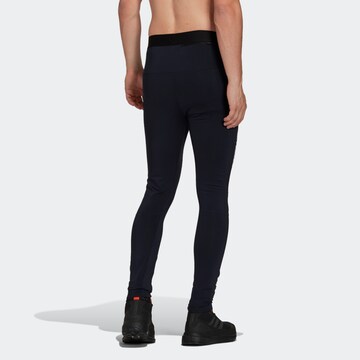 Skinny Sous-vêtements de sport ADIDAS TERREX en bleu